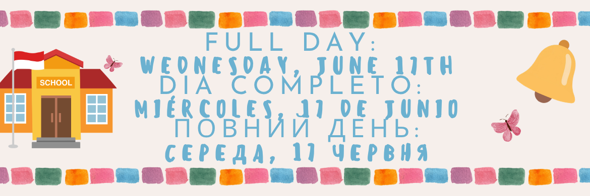FULL DAY: WEDNESDAY, JUNE 17TH